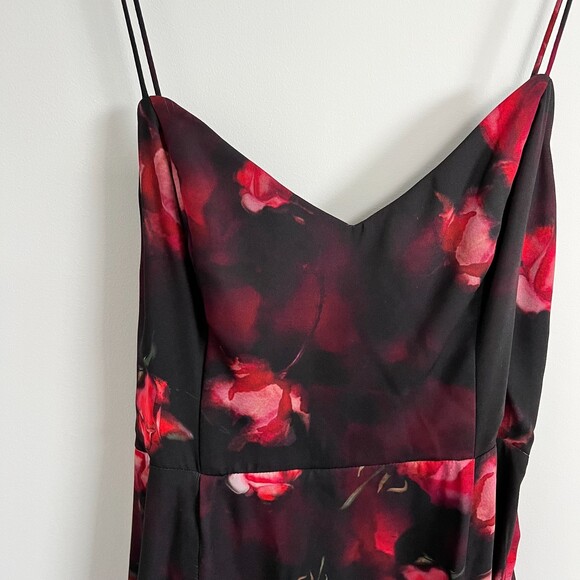 Fame and Partners Maxi Dress Gown Floral Rose 6 - Picture 6 of 7